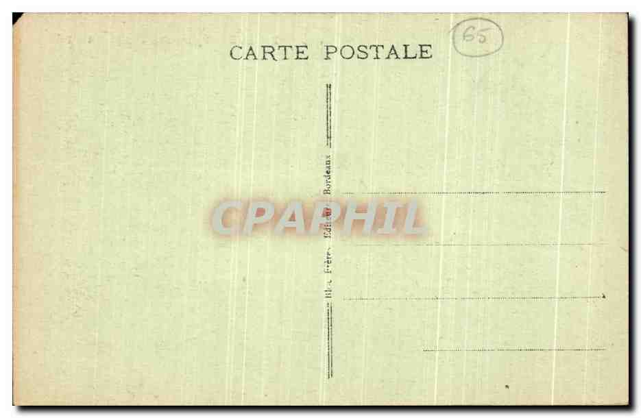 CPA Luz Eglise des Templiers — Verso