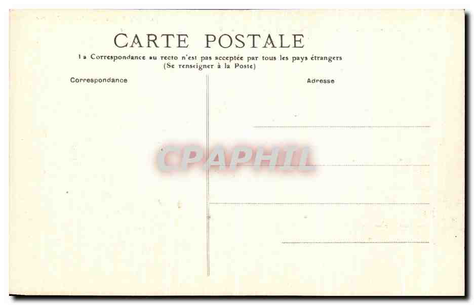 Bagnères-de-Bigorre — Vista generale, le Palomières — Librairie Sajous, Bagnères-de-Bigorre — Verso