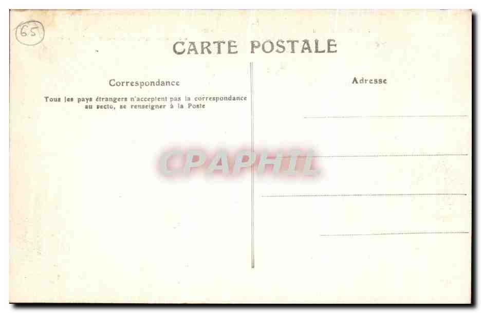 Bagnères-de-Bigorre — Allgemeine Ansicht — Mont Aigu, Mont Bédat und Mont Monné — Die Pyrenäen — Nr. 483 — Rückseite