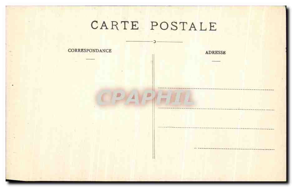 CPA Gavarnie Route de luz Pont Desdous Roucas et Pic Perebesles — Verso