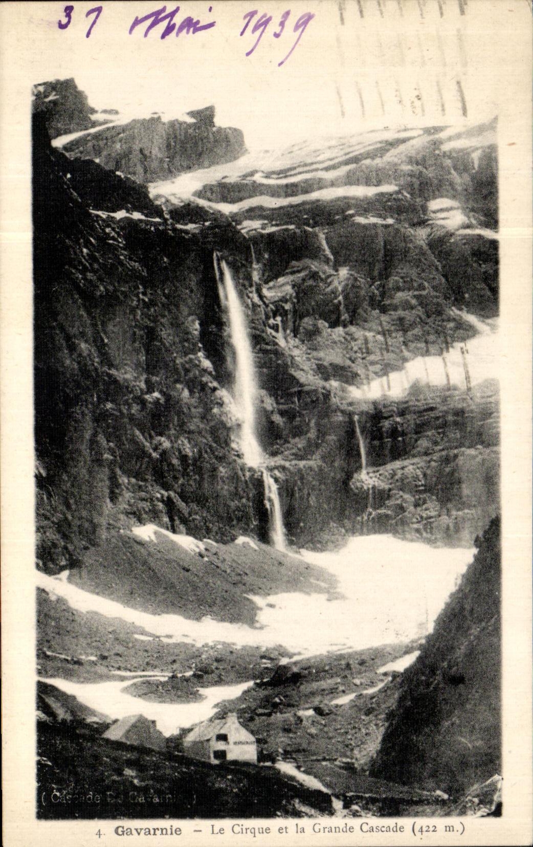 CPA Gavarnie Le Cirque et la Grande Cascade