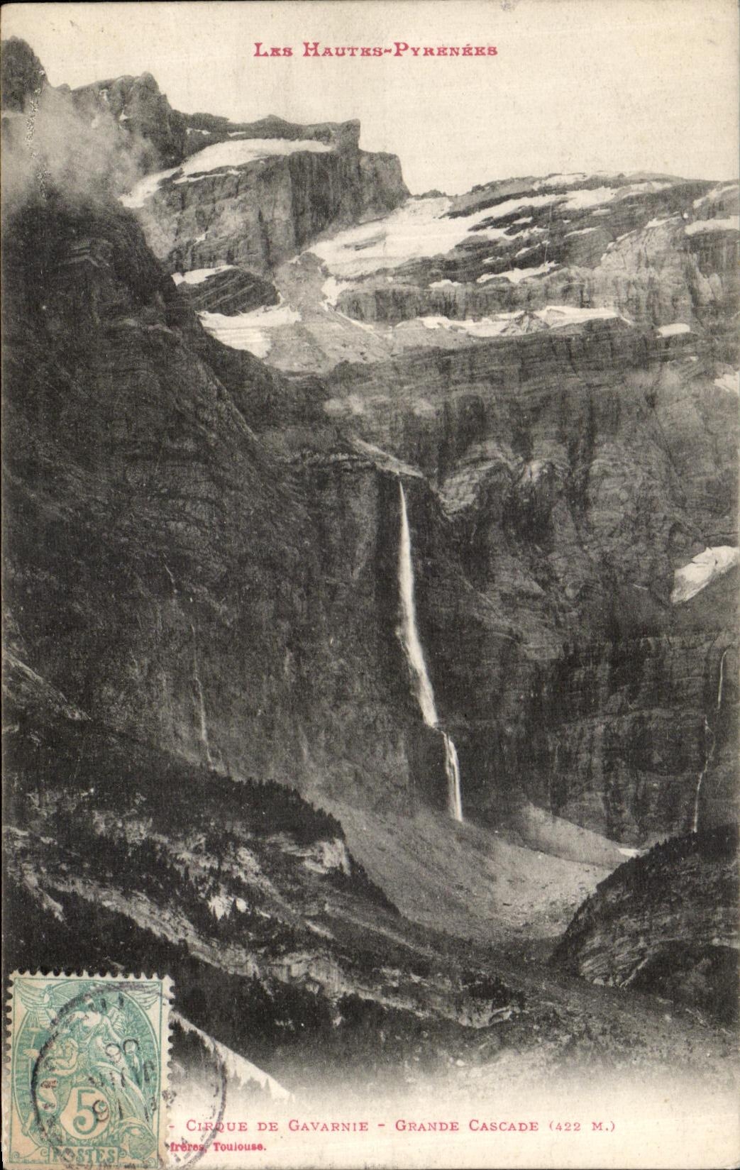 CPA Gavarnie Cirque Grande cascade