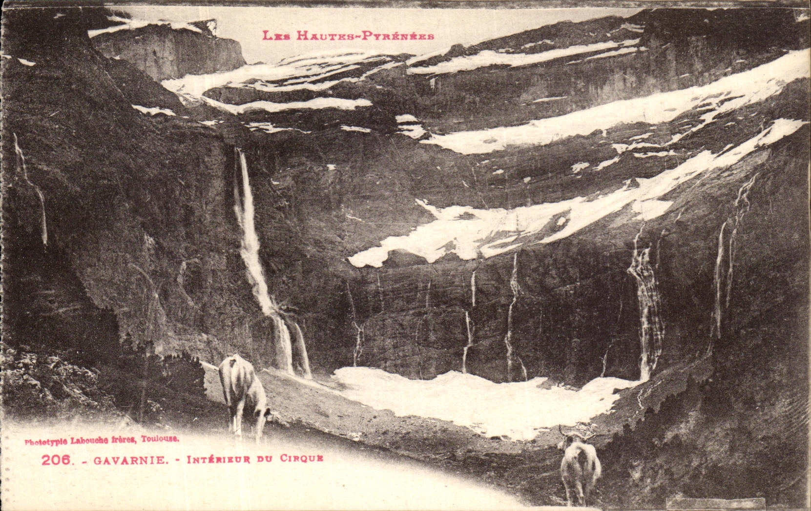 CPA Gavarnie Interieur Du Cirque 