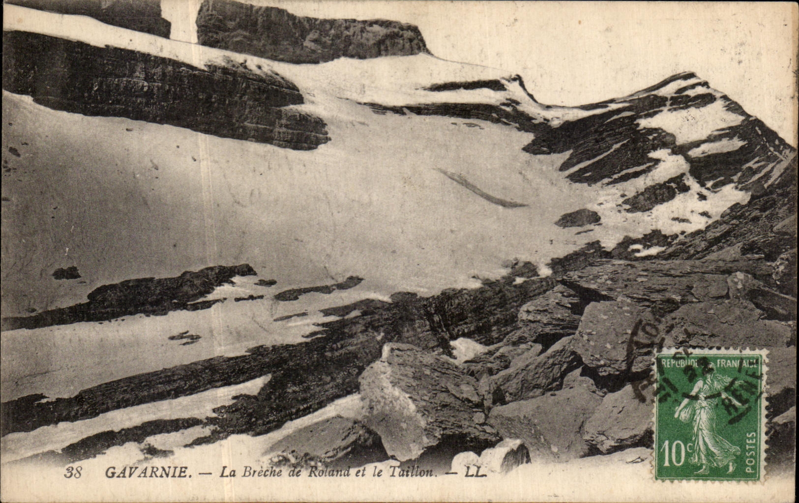 CPA Gavarnie La Breche de Raland Et Le Taillon