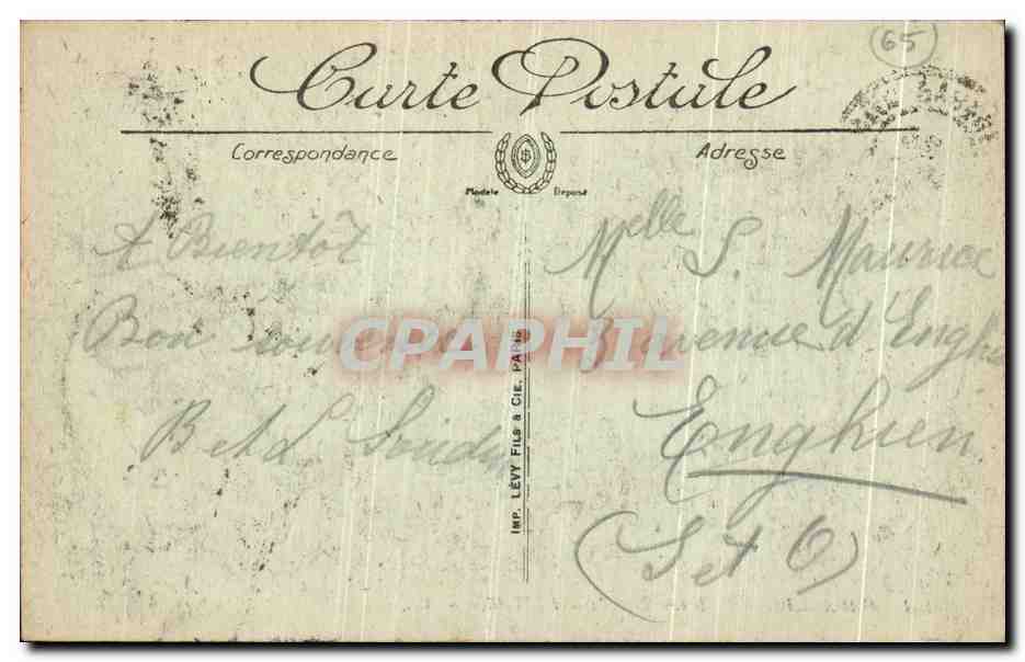 CPA Gavarnie La Breche de Raland Et Le Taillon — Verso