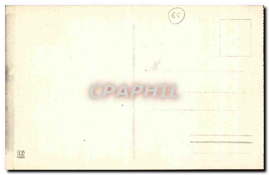 CPA Gavarnie Grand Hotel Du Vignemale Pics d Astazou et du MArbore  — Verso