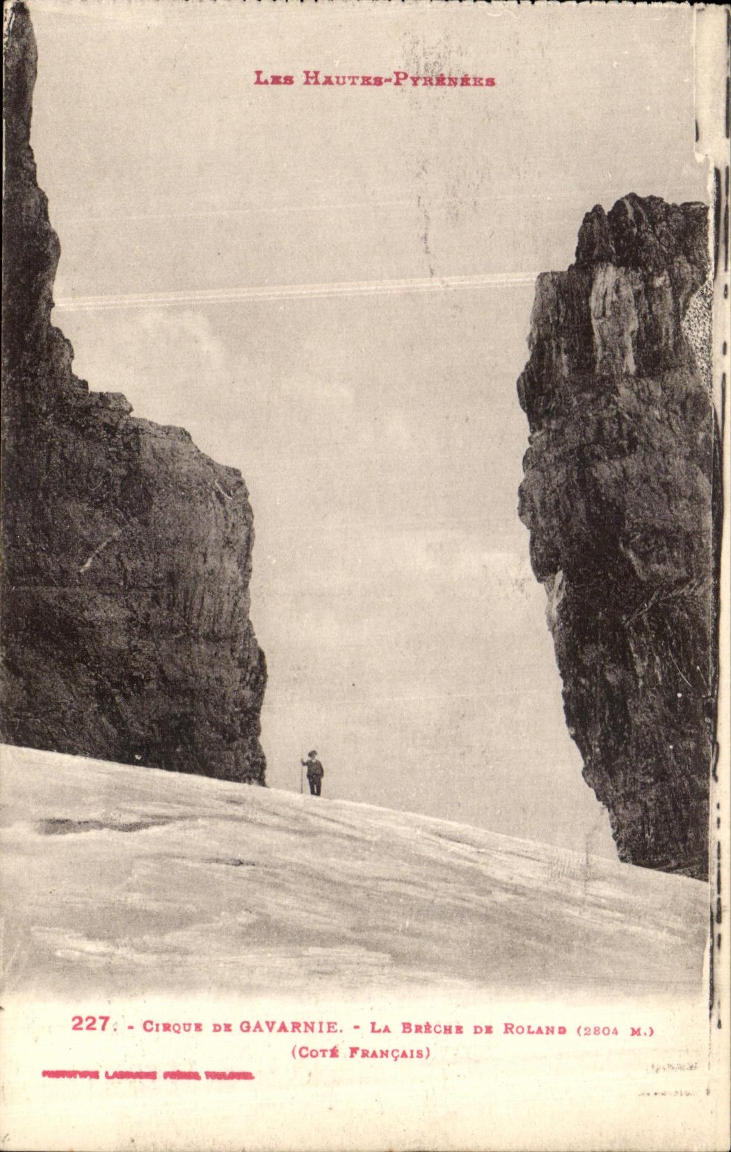 CPA Gavarnie La breche De Roland 