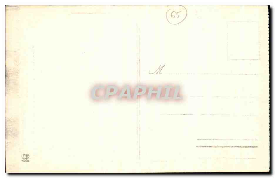 CPA Gavarnie La breche De Roland  — Verso