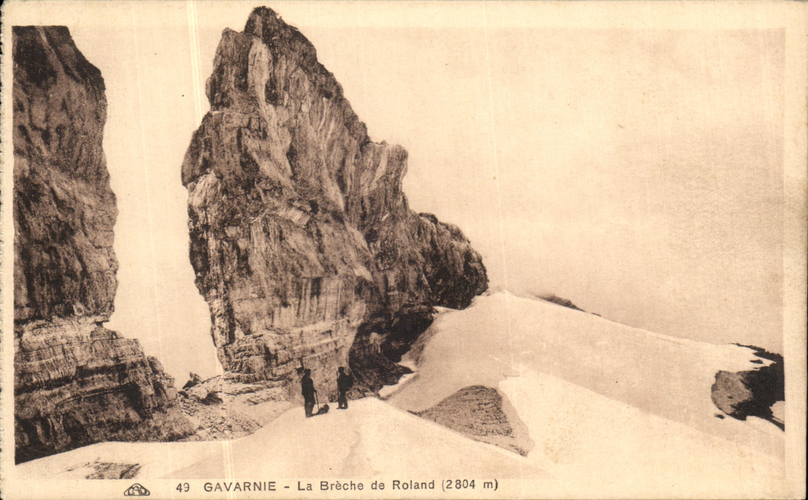 CPA Gavarnie La Breche De Roland 