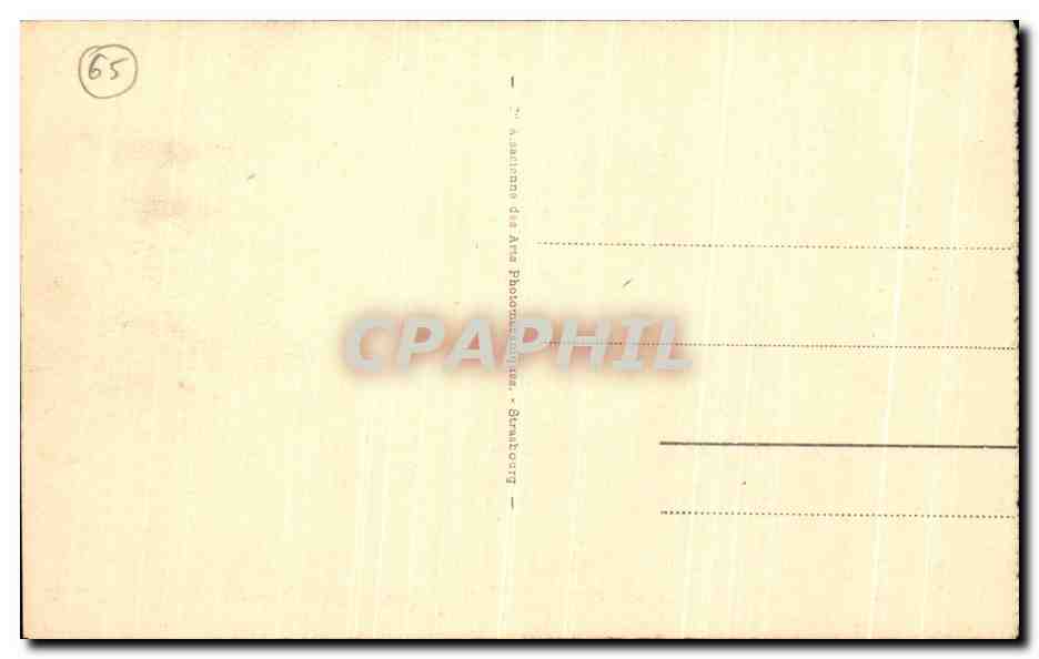 CPA Gavarnie La Breche De Roland  — Verso