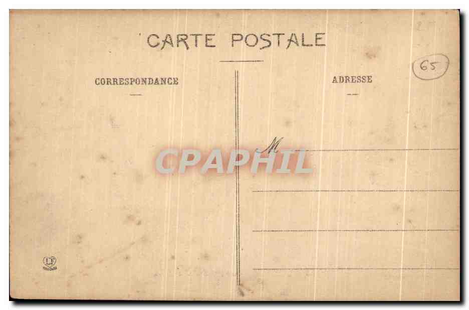 CPA Lourdes La Grotte Miraculeuse  — Verso