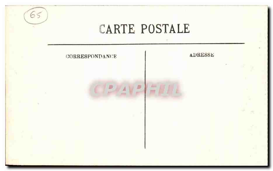CPA Lourdes Le Lac  — Verso