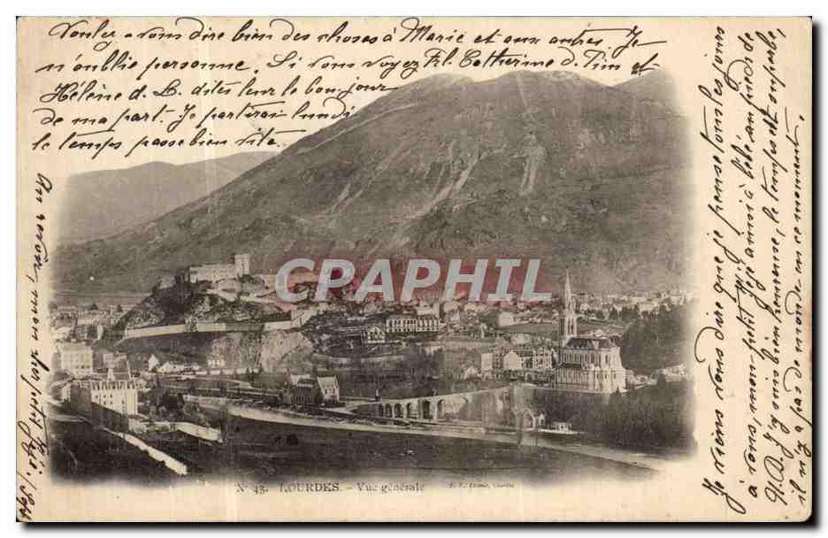CPA Lourdes Vue Generale