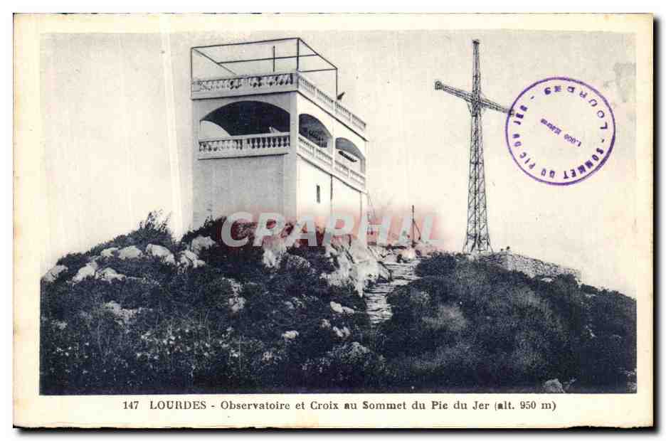 CPA Lourdes L Observatoire du Pic du Jer