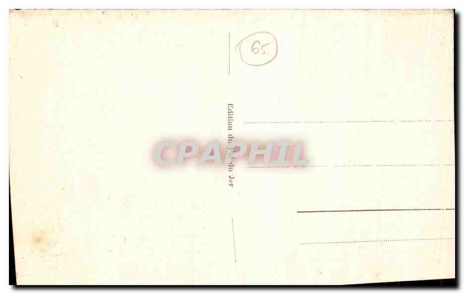 CPA Lourdes La Vallee d Argeles Vue Prise du Pic — Verso