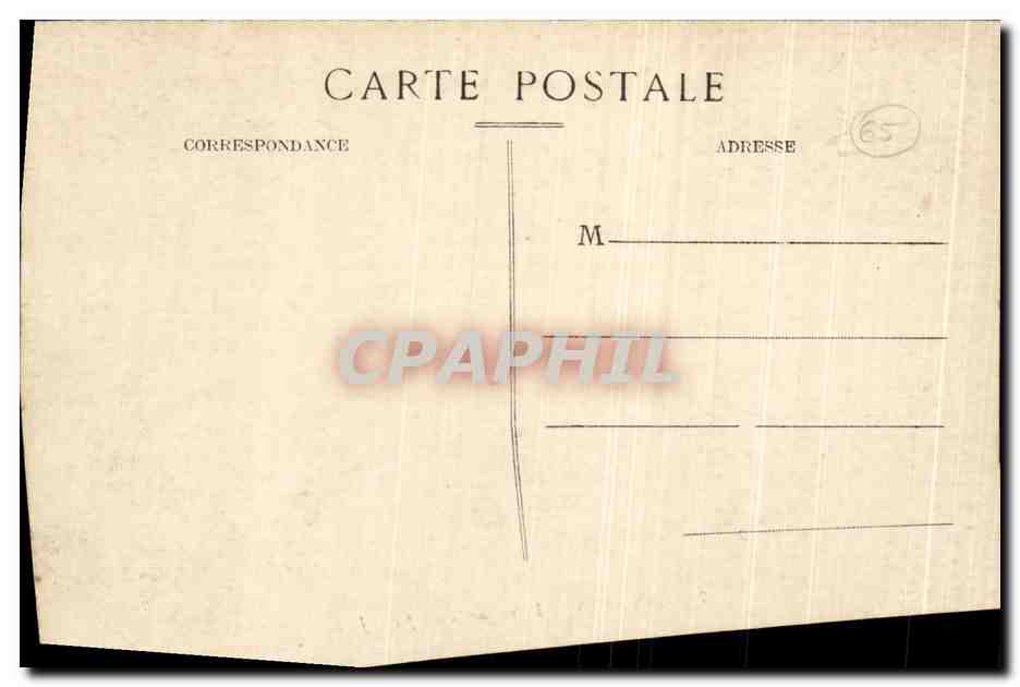 CPA Lourdes Entree de la Crypte — Verso