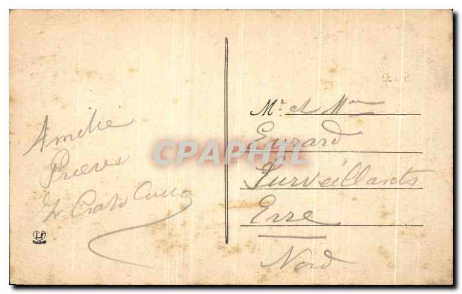 CPA Souvenir De Lourdes Moutons  — Verso