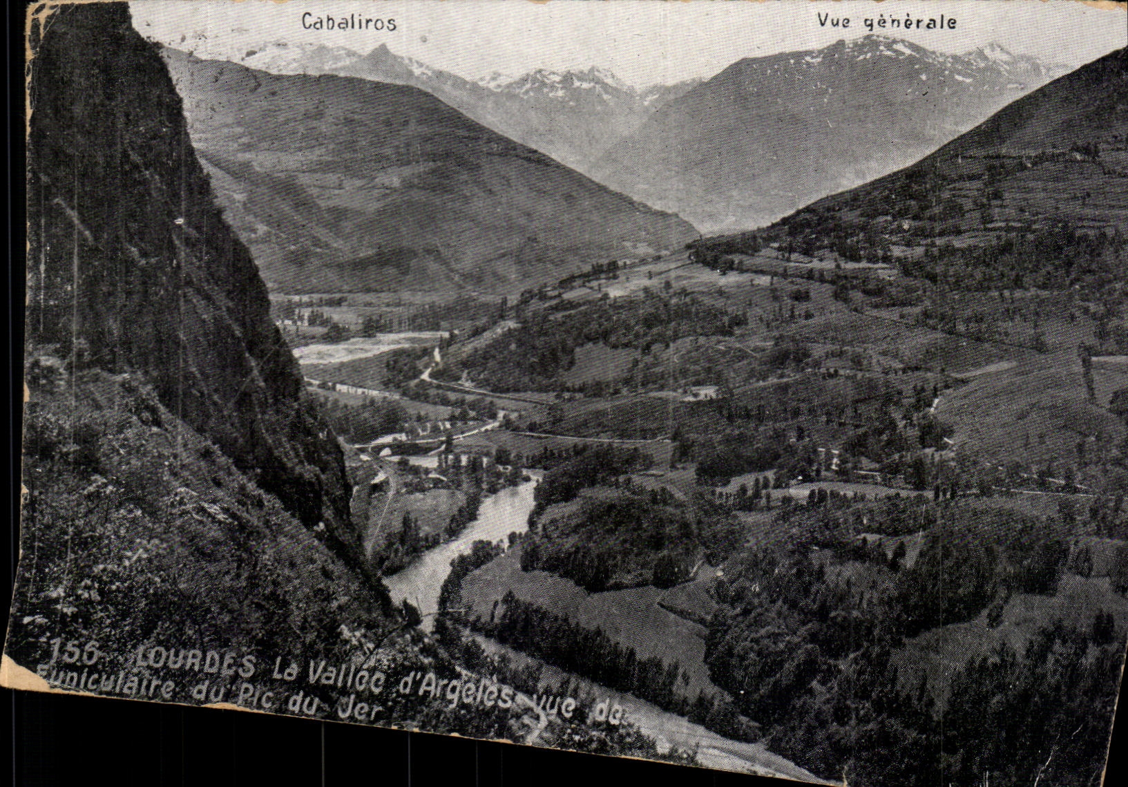 CPA Lourdes La Vallee D Argeles Funiculaire du Pic du Jer