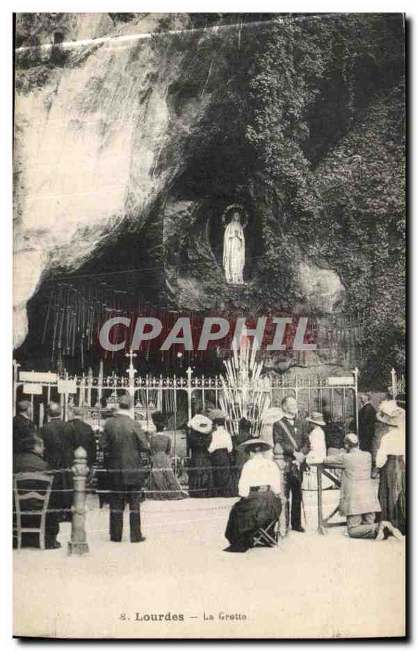 CPA Lourdes La Grotte 