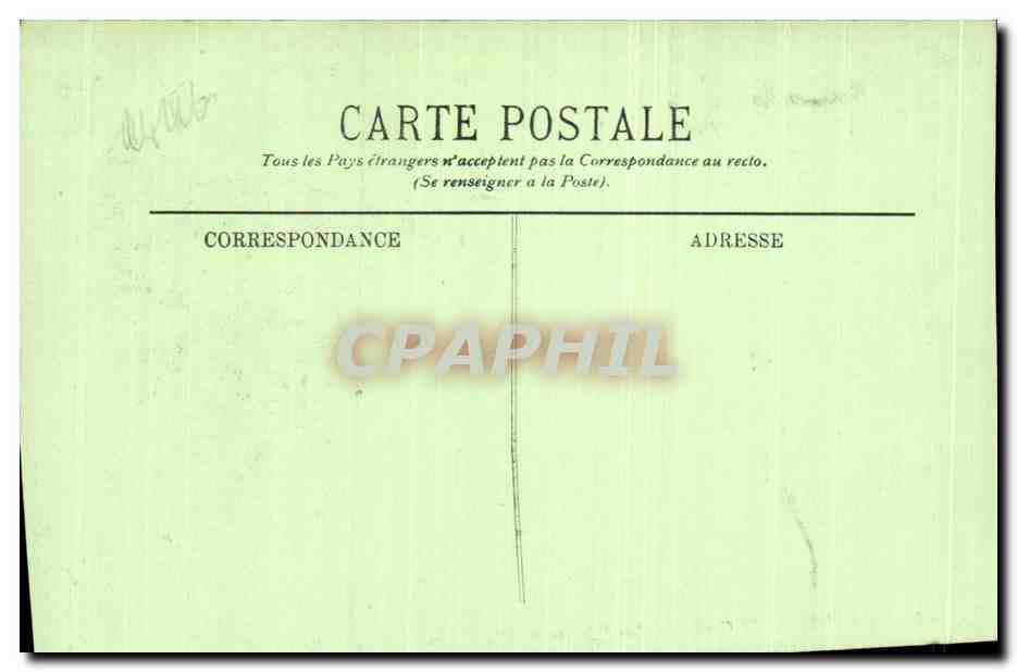 CPA Lourdes La Grotte Les Robinets  — Verso