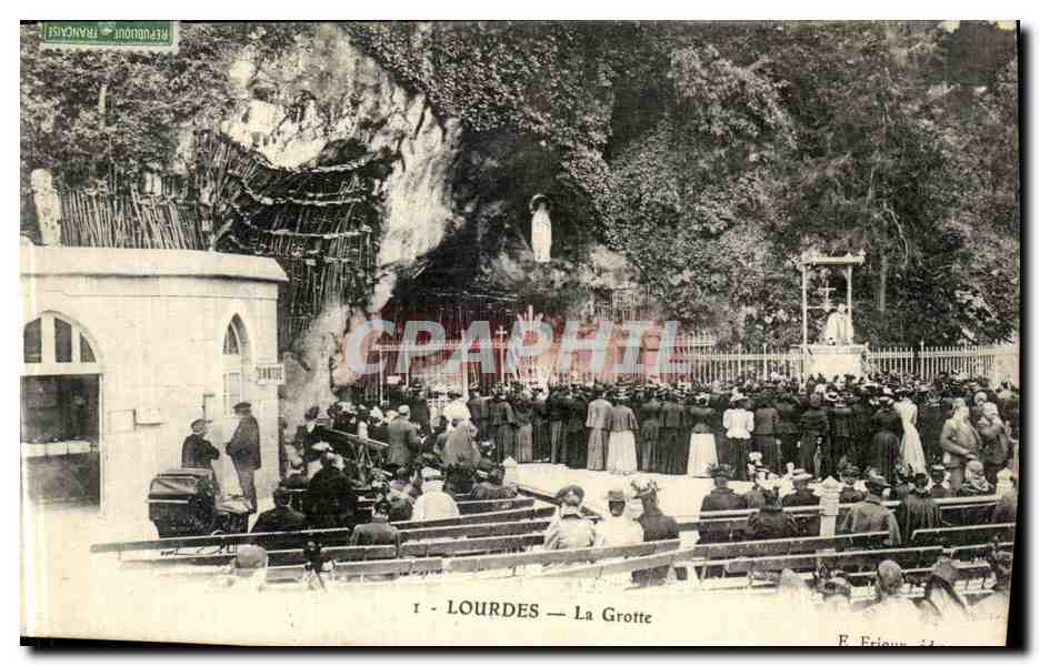 CPA Lourdes La Grotte 