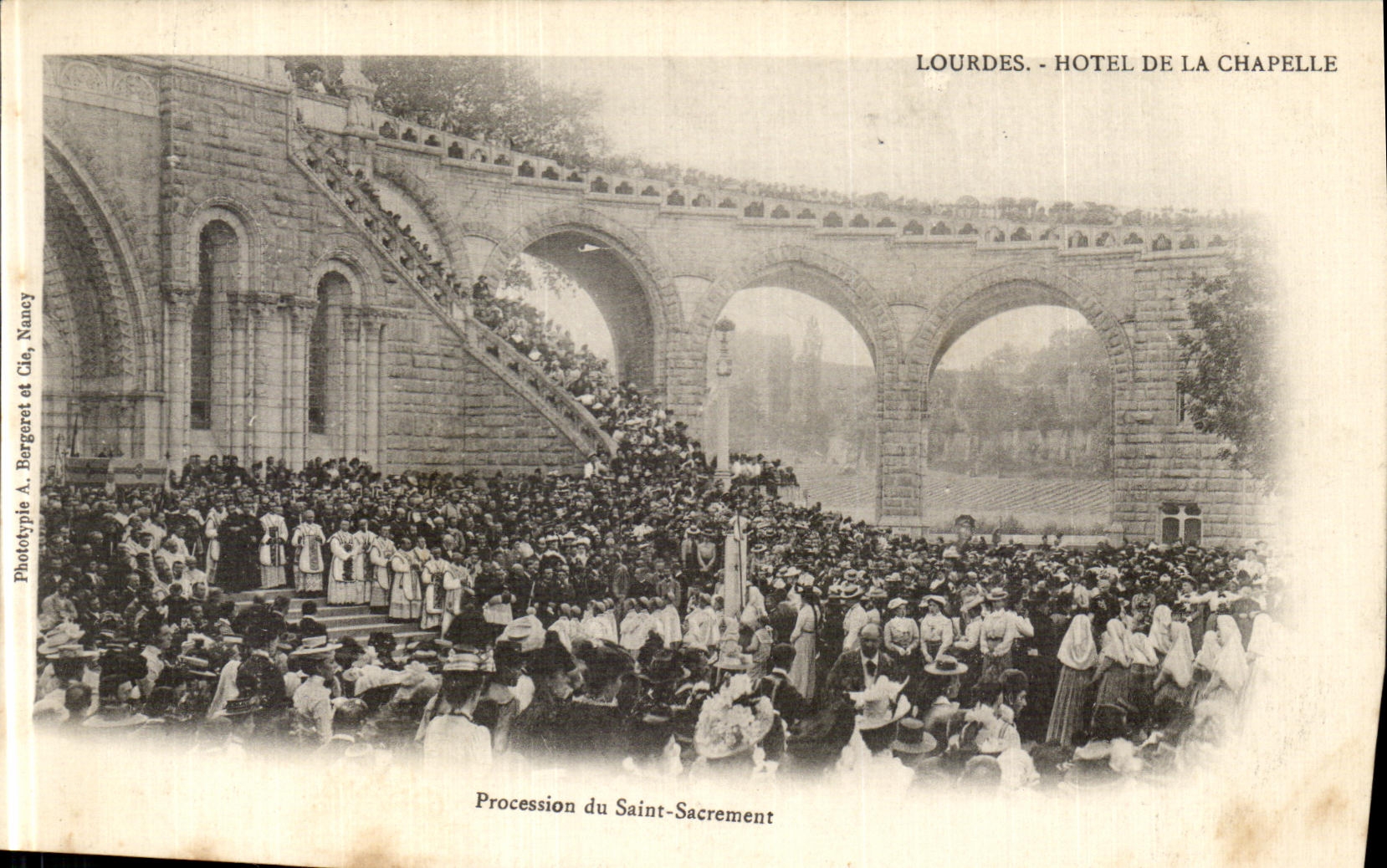 CPA Lourdes Hotel De La Chapelle