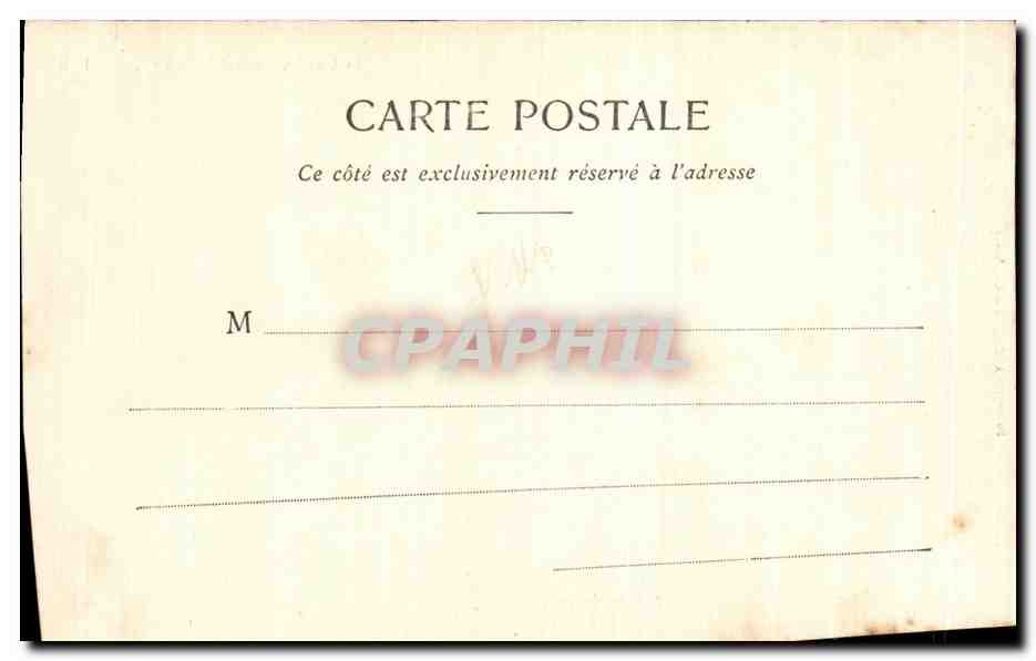 CPA Lourdes Hotel De La Chapelle — Verso