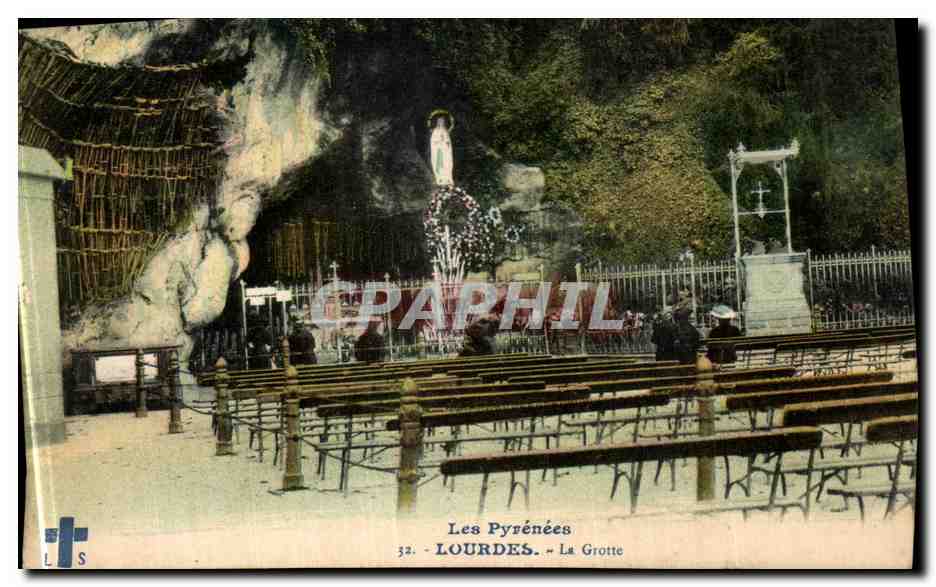 CPA Lourdes La Grotte 