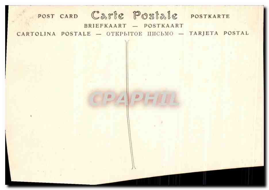 CPA Lourdes Vepres du rosaire — Verso