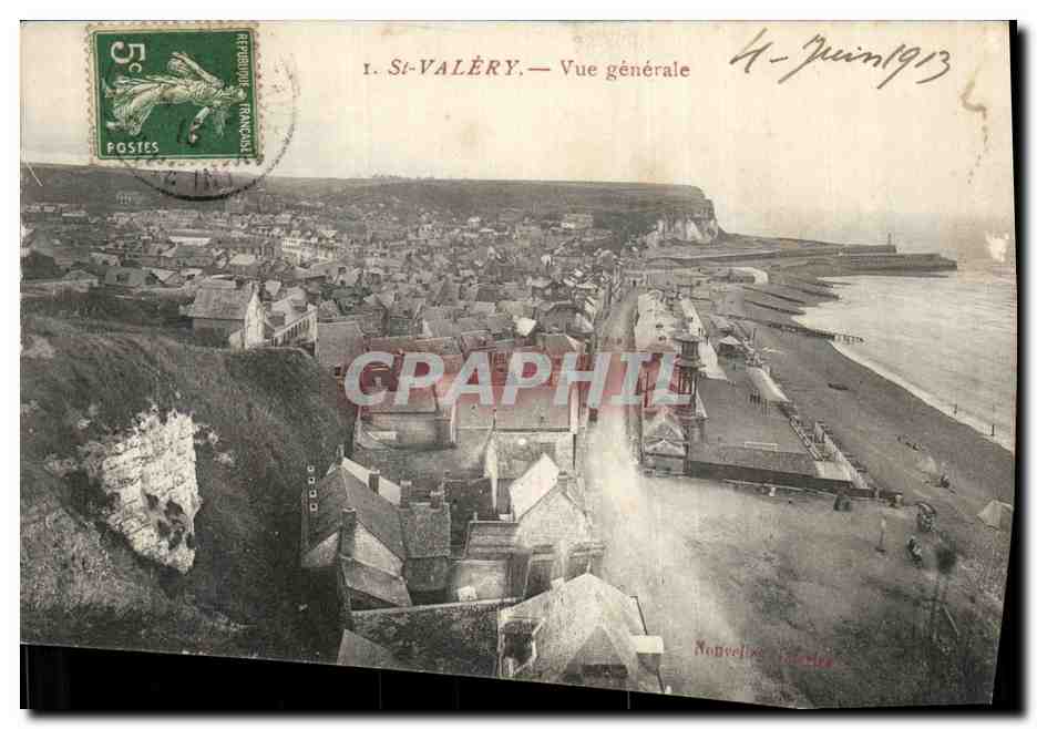CPA St Valery Vue Generale