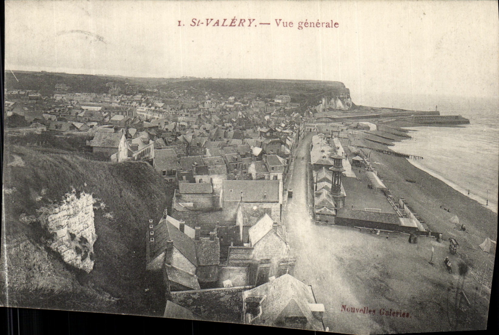 CPA St Valery Vue Generale
