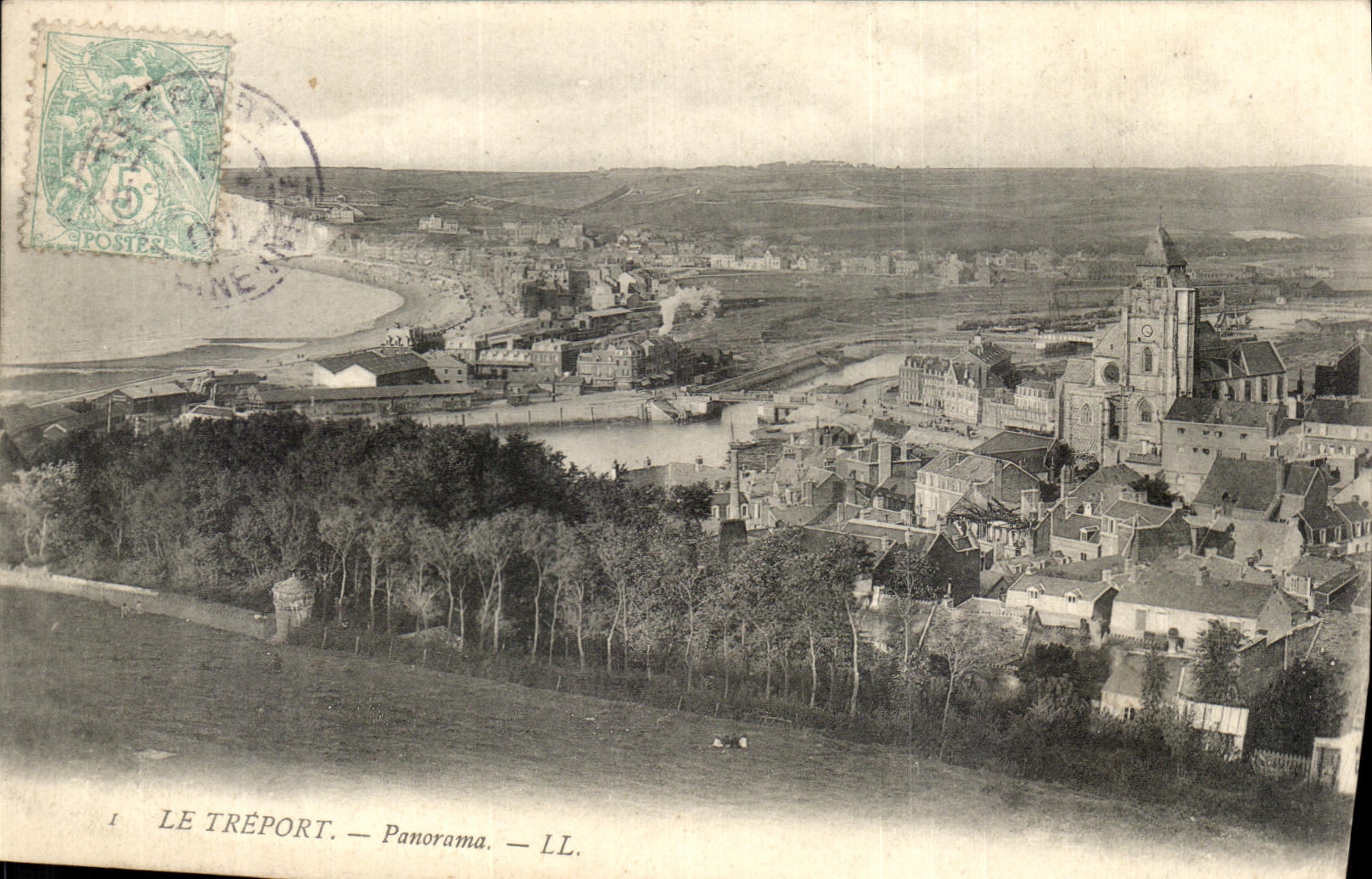 CPA Le Treport Panorama