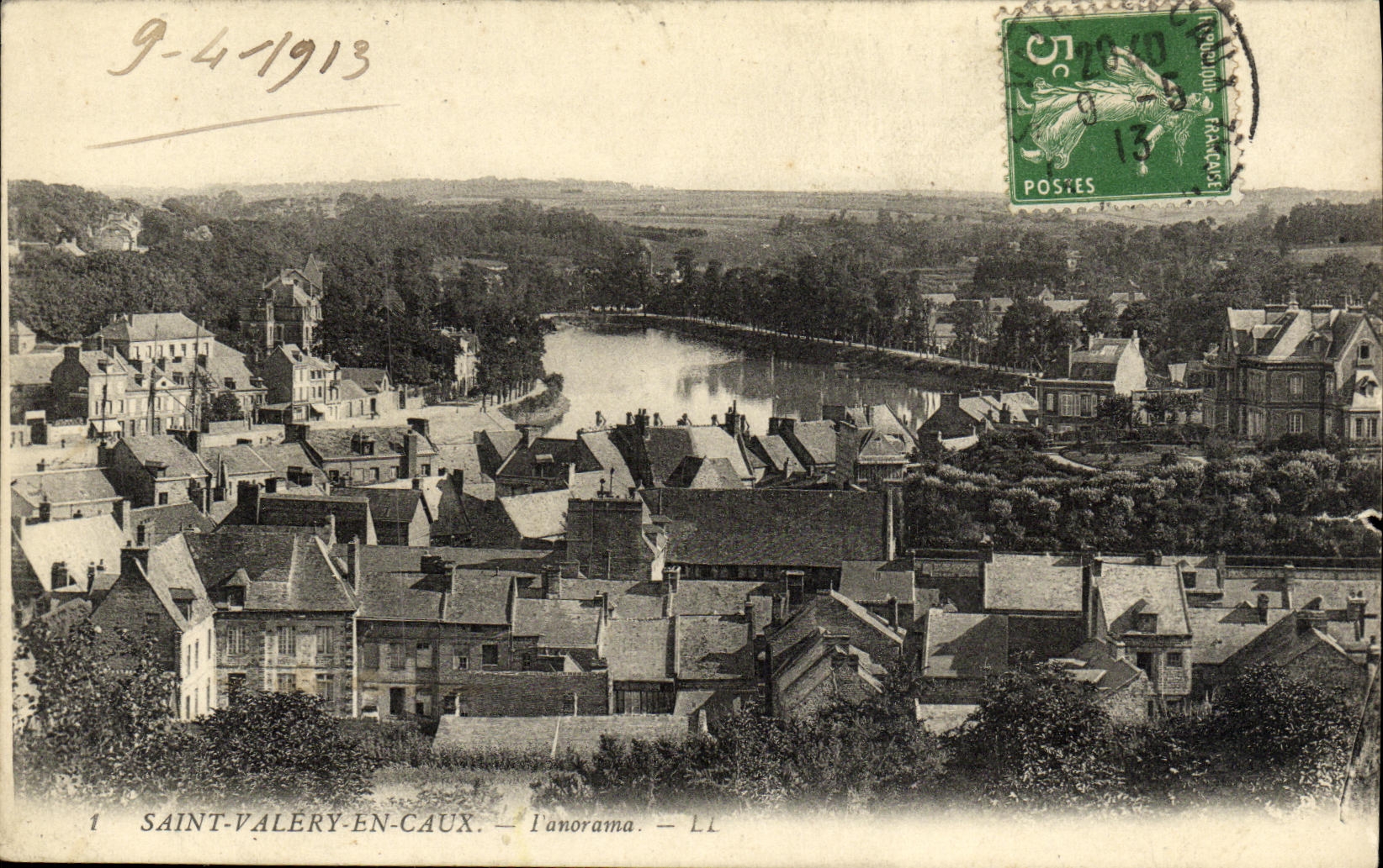 CPA Saint Valery En Caux Panorama