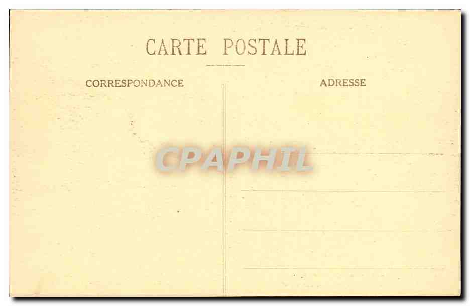 Palacio de Fontainebleau — Habitación de Napoleón I — editor no identificado, n° 20 — Reverso