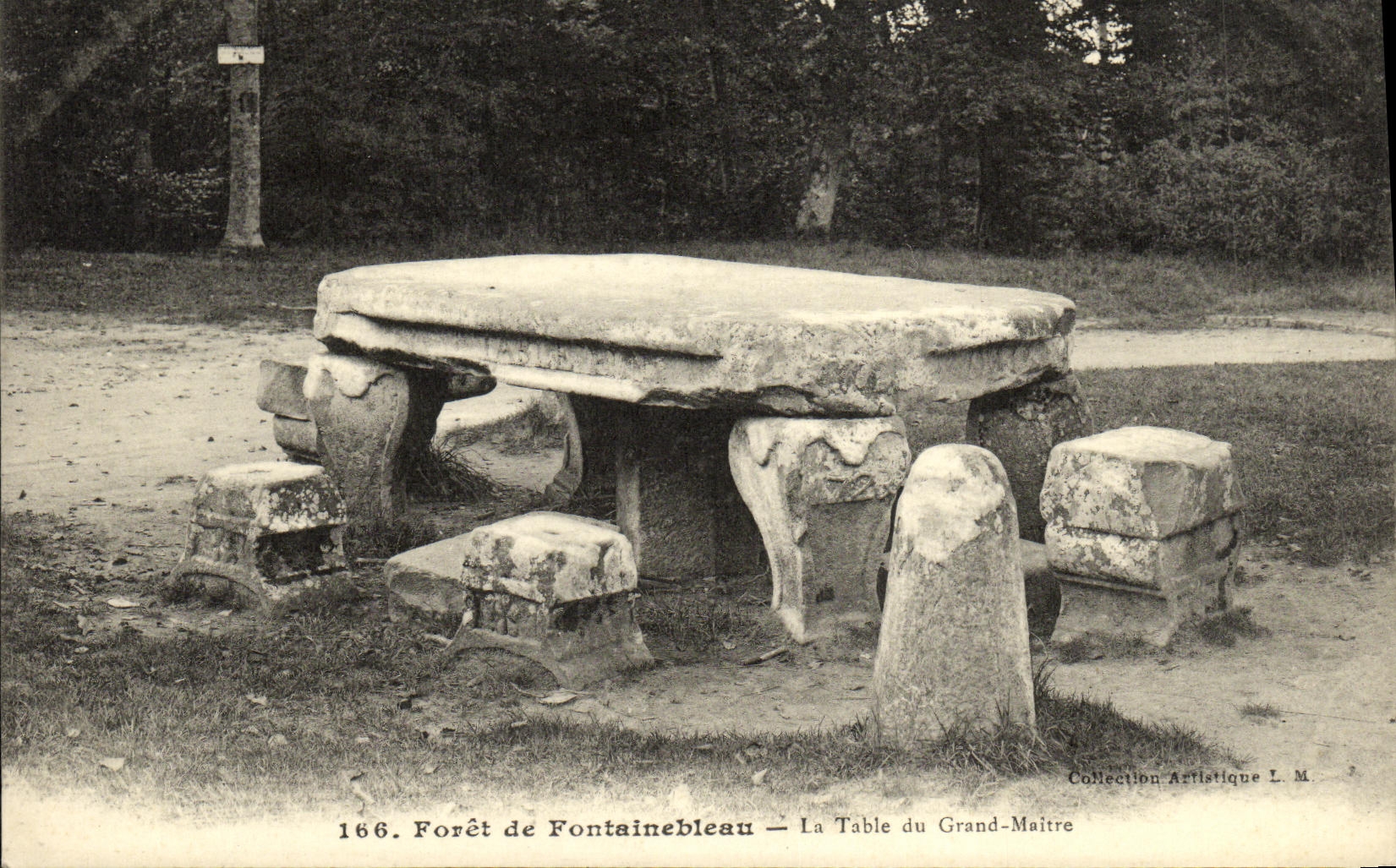 Bosque de Fontainebleau — La Table du Grand-Maître — Colección Artística L. M.