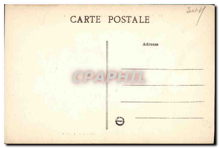 Palais de Fontainebleau — Le Canal du Parc — Collection Artistique L. M. — Verso