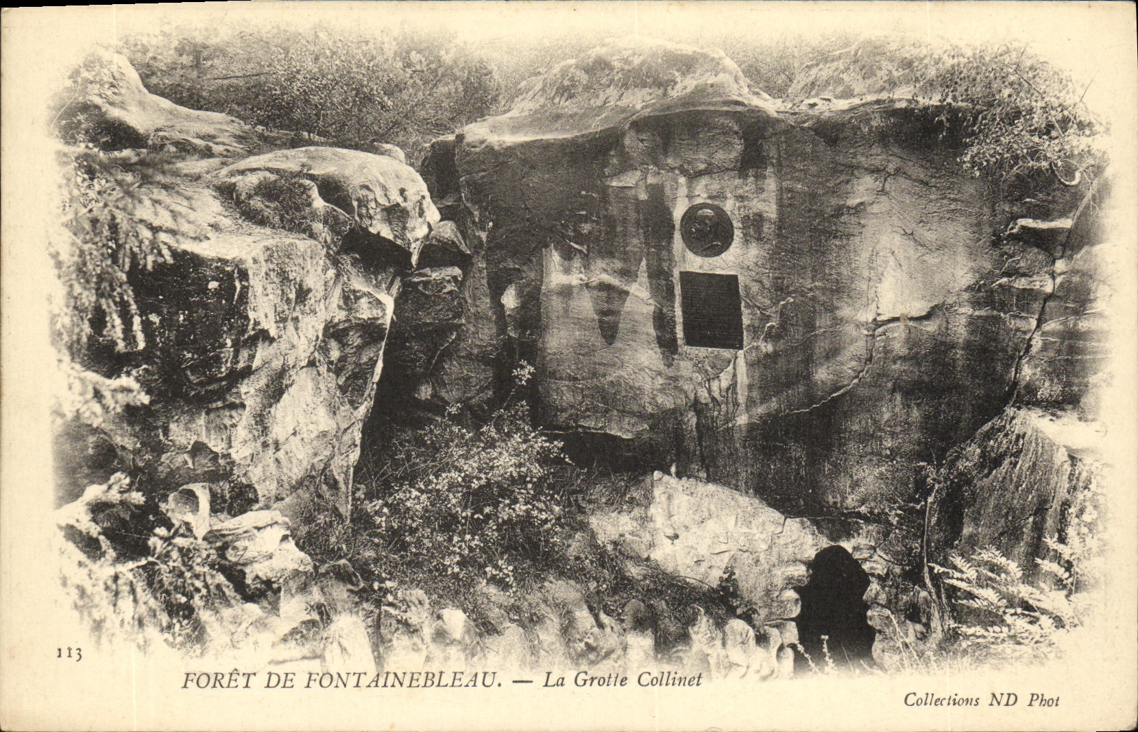 Bosque de Fontainebleau — La Cueva Collinet — Collections ND Phot