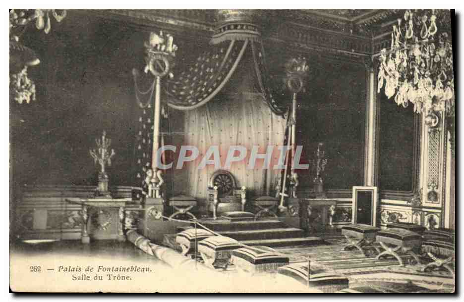Palais de Fontainebleau — Salle du Trône — Éditeur non identifié, n° 262