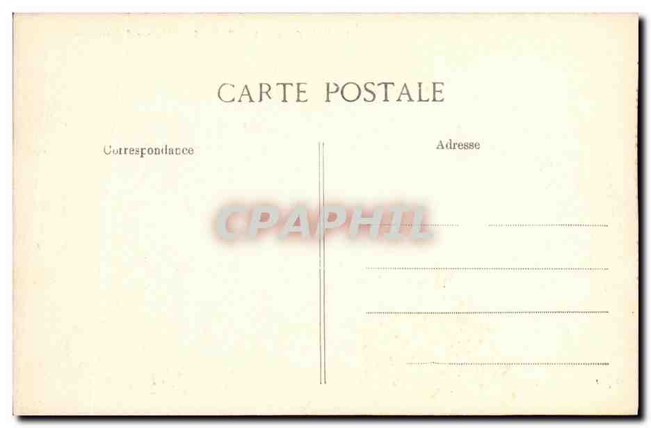 Foresta di FONTAINEBLEAU — Rocca di Saint-Germain — Editore E.P.D. n° 353 — Verso