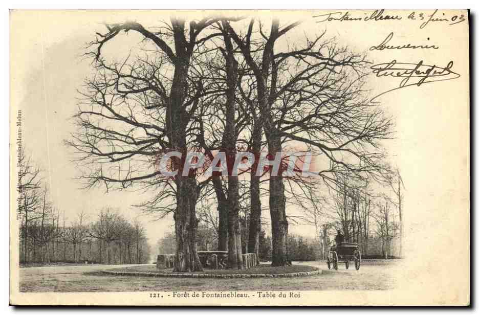 Bosque de Fontainebleau - La Mesa del Rey — Tiraje del Atelier Fontainebleau-Meaux, n°121