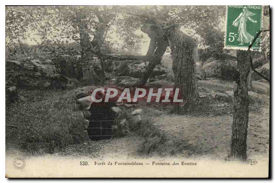 Foresta di Fontainebleau — Fontana degli Ermite