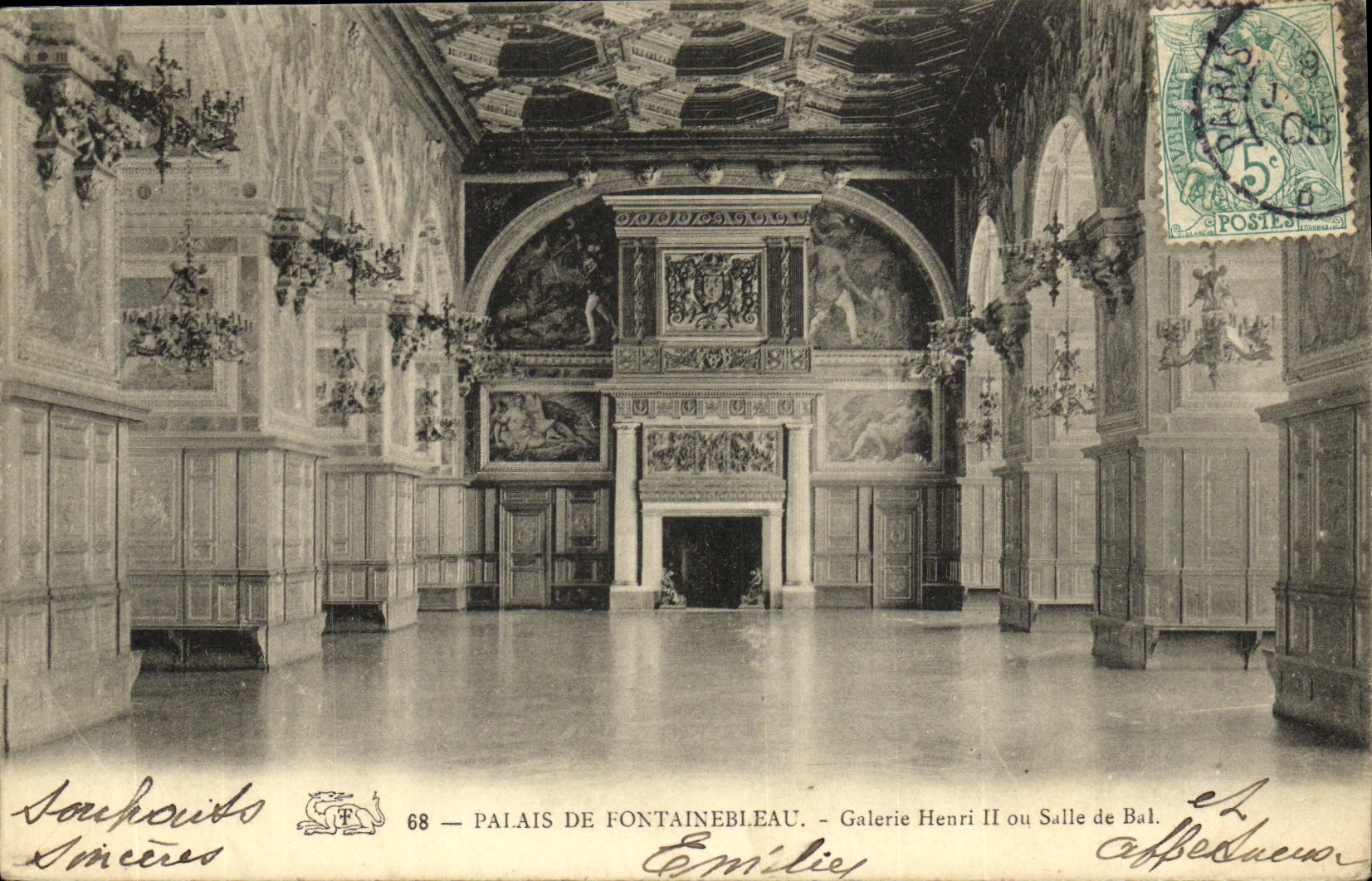 Palais de Fontainebleau — Galerie Henri II ou Salle de Bal — Souharto Sincères