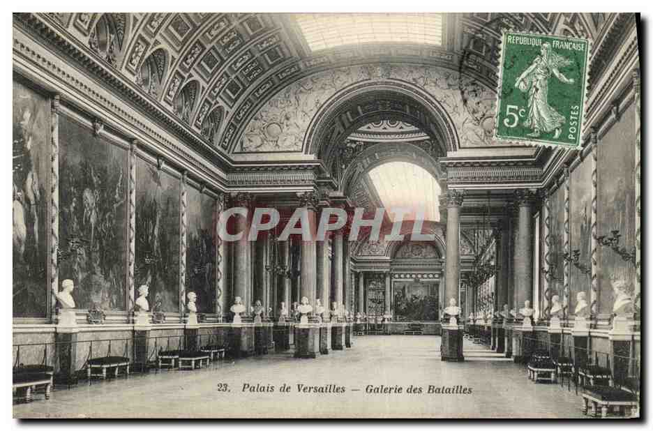 CPA Versailles Palais de Galerie des Batailles