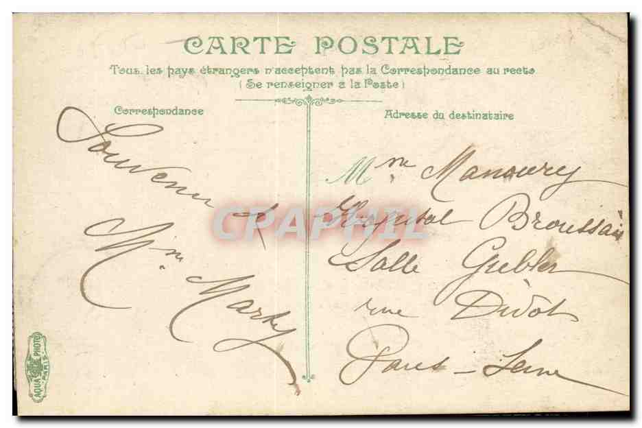 CPA Versailles Grand Trianon Les jardins  — Verso