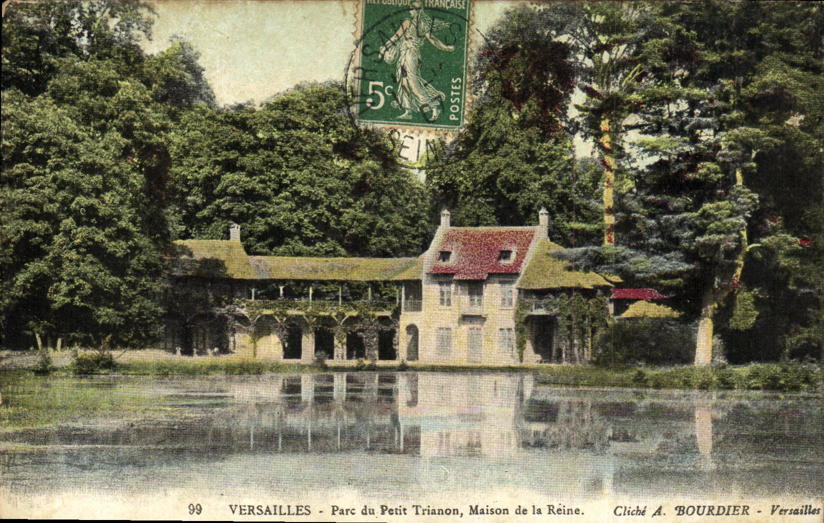CPA Versailles Parc du Petit Trianon Maison de la Reine