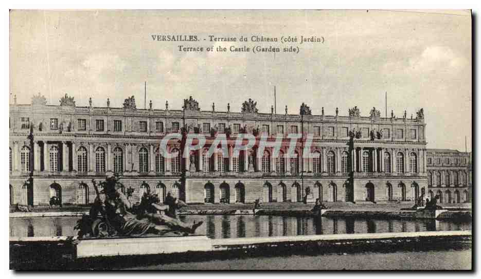 Versailles - Terrasse du Château (côté Jardin) — Édition Cossé, Versailles