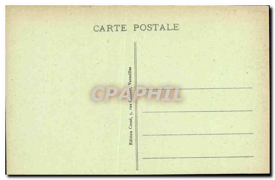 CPA Versailles Galerie des Batailles  — Verso