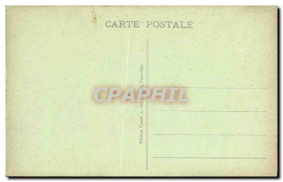 CPA Versailles Le Parc Allee Royale et bassin d Apollon — Rückseite