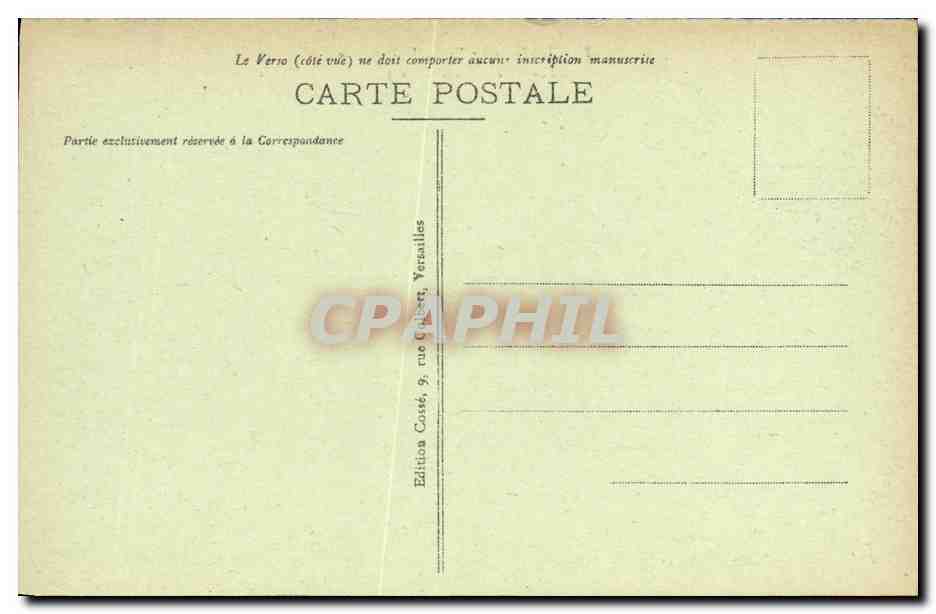 CPA Versailles Le Parc L Orangerie  — Verso