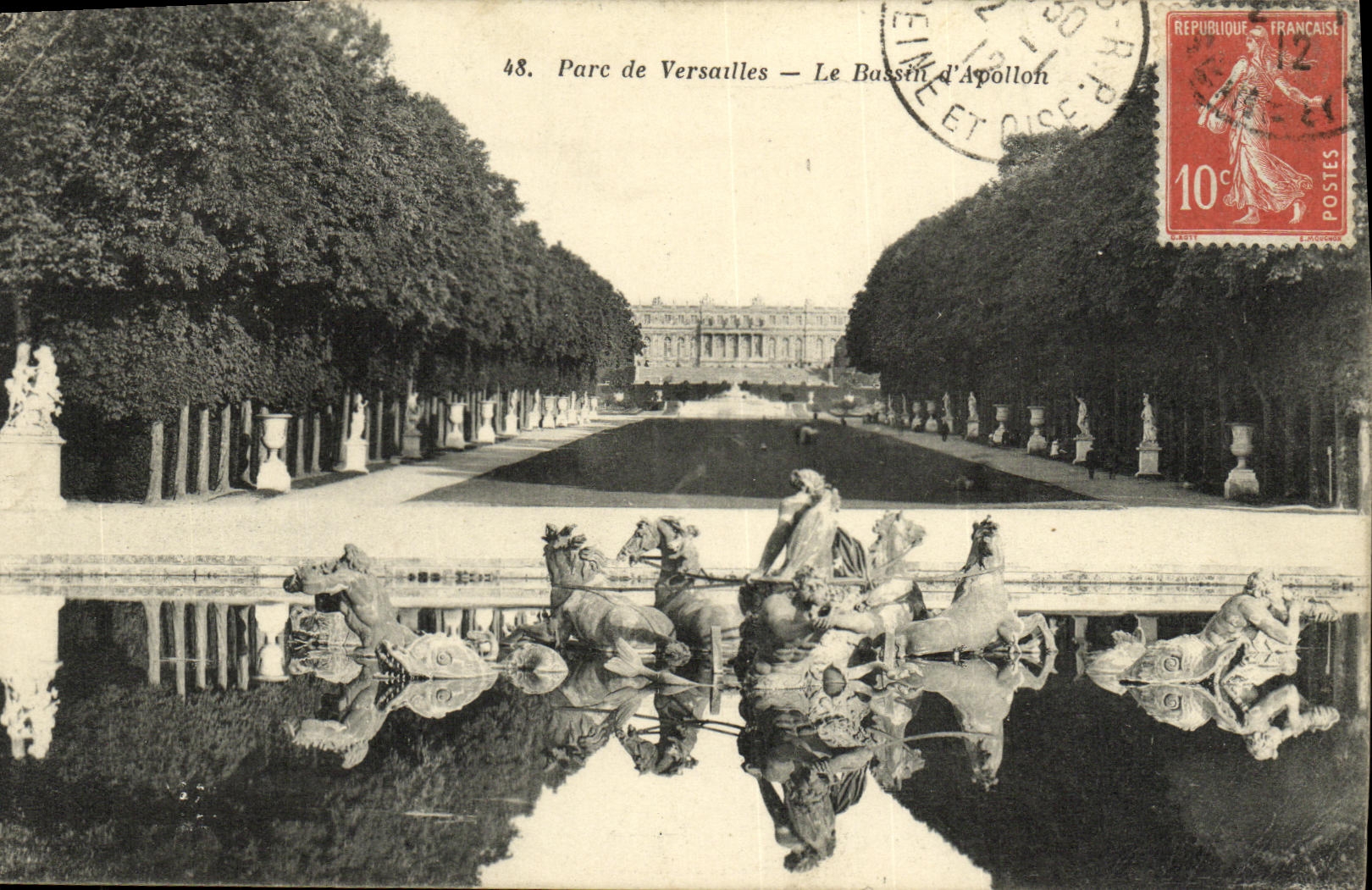 CPA Versailles Parc de Le Bassin d Apollon